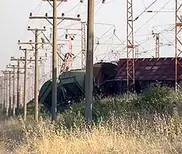 В Актюбинской области товарный поезд потерпел аварию