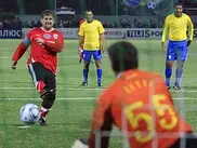 Звезды футбола уступили команде "Кавказ" в Грозном