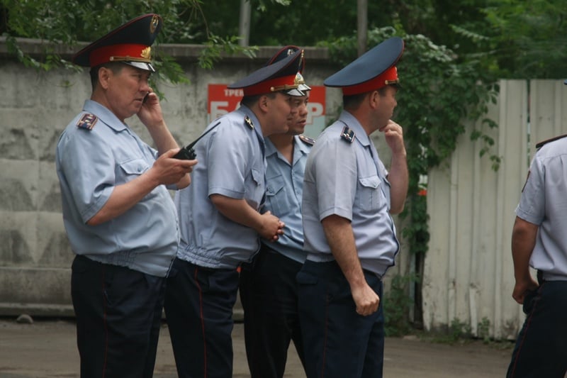 На месте происшествия. ©Айжан Тугельбаева