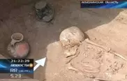 В Акмолинской области раскопали  могилу сарматского воина