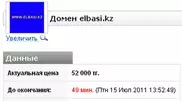 Житель Павлодара продал домен Elbasi.kz за 350 долларов