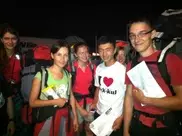 Сын Отунбаевой встретил на границе с Казахстаном 15 автобусов с туристами