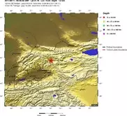 В Кыргызстане произошло землетрясение магнитудой 4,8