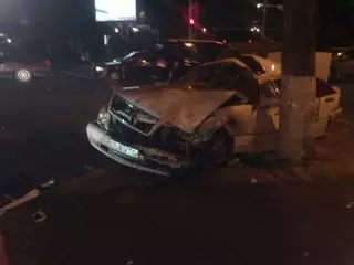 В центре Алматы произошло ДТП