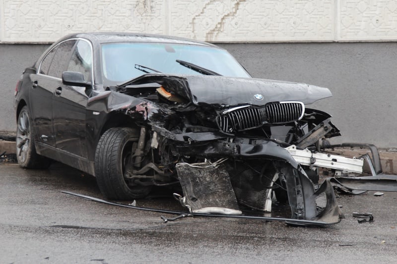 Виновным в ДТП считают водителя BMW. Фото Айжан Тугельбаева©