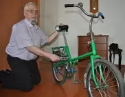 Пенсионер из Петропавловска изобрел "вечный" велосипед