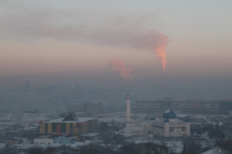 Смог над Астаной. Фото Даниал Окасов©