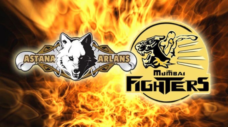 Asnana Arlans vs Mumbai Fighters. Иллюстрация tengrinews.kz