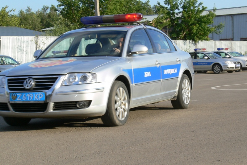 Автомобиль дорожной полиции Астаны. Фото Назымгуль Кумыспаева/Tengrinews©