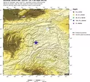 В Таджикистане произошло землетрясение магнитудой 3,4