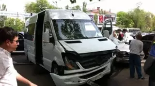 Полиция Алматы назвала виновного в ДТП с участием кортежа Нарышкина