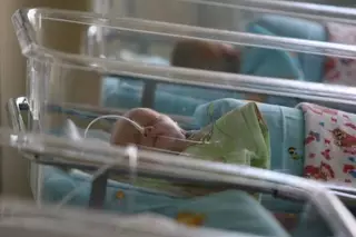 В Астане родился мальчик-богатырь