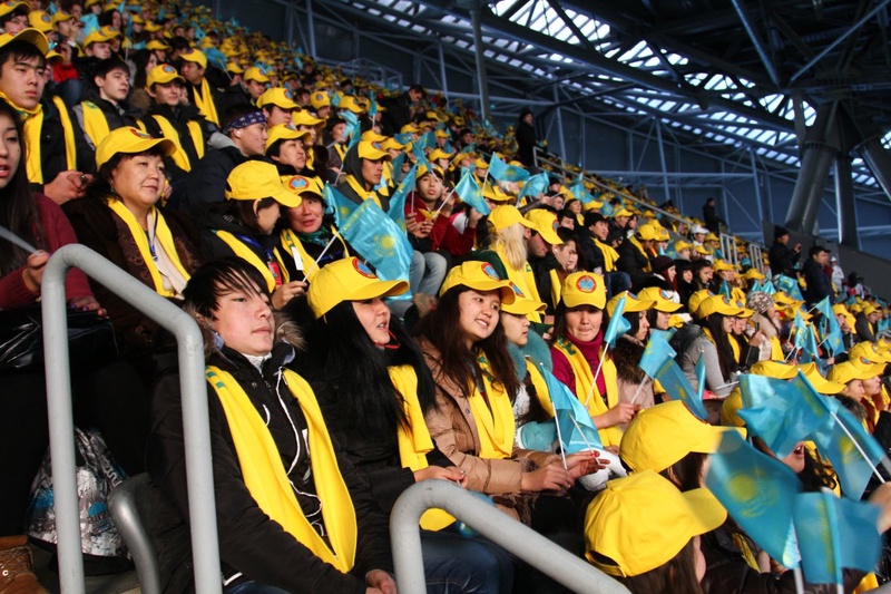 Празднование Дня Первого Президента в "Астана-Арена". Фото ©Даниал Окасов.