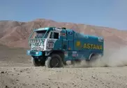Грузовик "Астаны" поднялся на три позиции в общем зачете "Дакара"