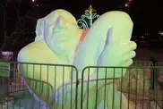 Скульптура казахстанца признана лучшей на фестивале "Волшебный лед Сибири"