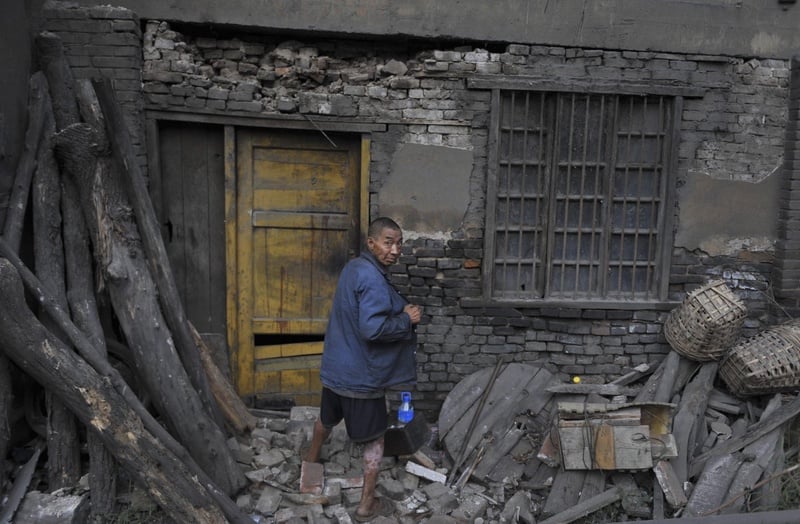 Последствия землетрясения в Китае. Фото ©REUTERS