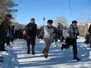 Забег в валенках устроили в Актобе