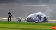 На гонках NASCAR в США столкнулись 10 автомобилей