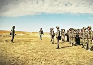 Первый передвижной вербовочный пункт набора на военную службу открыли в Астане