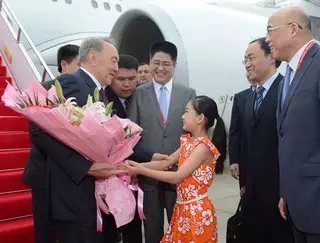 Назарбаев прибыл с официальным визитом в Китай