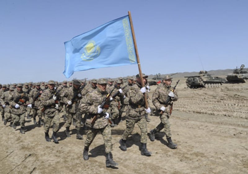 Подготовка к Боевому параду. Фото пресс-служба МО РК©