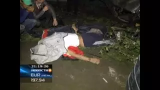 Пятеро парней на иномарке попали в жуткое ДТП под Алматы