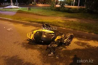 Водитель мопеда скончался в результате ДТП в Алматы