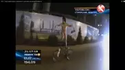 Голый велосипедист прокатился по центру Шымкента