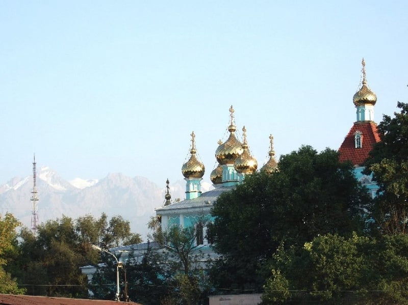 Свято-Никольский собор Русской православной церкви Алматы. Фото с сайта nikolski.kz