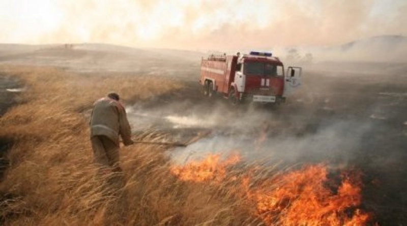Тушение природных пожаров. Фото пресс-службы МЧС РК©