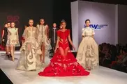 Полупрозрачные наряды представила Ая Бапани на Kazakhstan Fashion Week