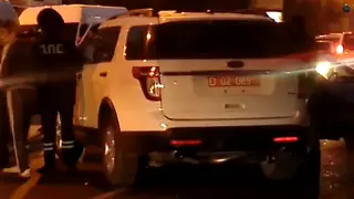 Автомобиль посольства США устроил беспредел в центре Бишкека