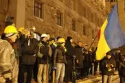 В захваченном митингующими здании горсовета Киева отключили электричество