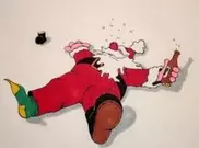 Пьяные Санта-Клаусы подрались в Нью-Йорке