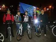 Велосипедисты Алматы поддержали акцию "Час Земли"