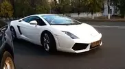 Белый Lamborghini без номеров ездил по Алматы