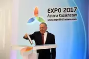 Назарбаев дал старт строительству выставочного комплекса  EXPO-2017