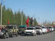 Более 70 автомобилей приняли участие в автопробеге в Петропавловске