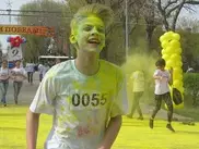 Жители Петропавловска приняли участие в красочном забеге