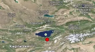 Землетрясение в Кыргызстане произошло в 147 километрах от Алматы