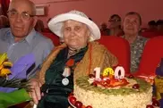 100-летний юбилей подопечной Дома престарелых отметили в Семее