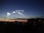 В небе над Кызылордой засняли яркое свечение