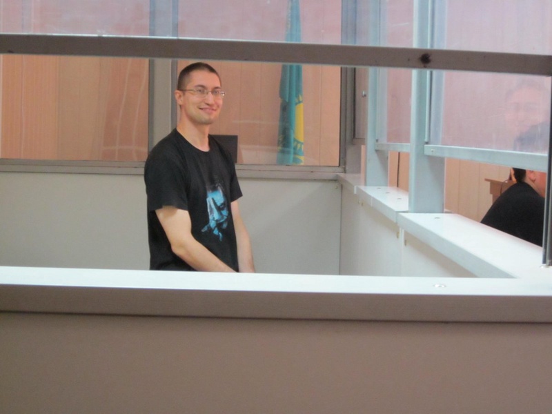 Евгений Танков в зале суда. ©Айсулу Буштаева