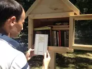 Книжные "скворечники" установили в парке Алматы