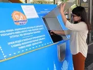 Контейнеры для сбора школьных принадлежностей малоимущим установили в Астане