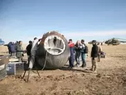 Космический аппарат с ящерицами и мухами на борту приземлился в Оренбургской области