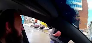 Водитель вынес мозг гаишнику в Павлодаре