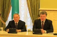 Нурсултан Назарбаев и Петр Порошенко договорились возобновить военно-техническое сотрудничество