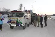 Новогодний автопробег прошел в Петропавловске