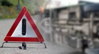 Пассажирский автобус перевернулся в Караганде